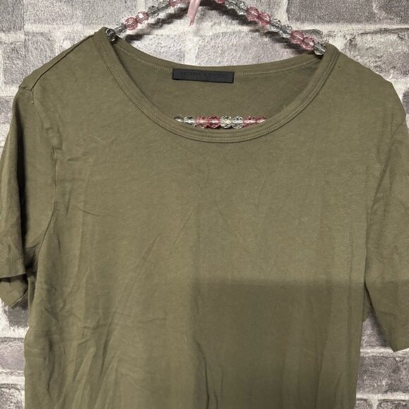 Jenni Kayne tee shirt olive green 100% cotton - Picture 2 of 7